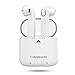 Wireless Earbuds,Cshidworld Bluetooth Headphones 2018 Update Version True Wireless Earphones Sports Headsets with Charging Box Noise Cancelling Sweatproof Earpiece for iPhone Android and Laptop ,White