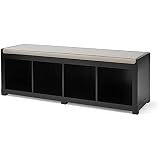 Better Homes and Gardens Cube Organizer Storage Bench (4