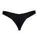 DODOING Women's Brazilian Bikini Thongs Ruched Ruffle Cheeky Bottom Swimwear Underwear