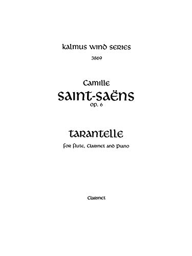 Tarantelle, Op. 6: Flute & Clarinet (with Piano), Score & Parts (Kalmus Edition) - Thumbnail 4