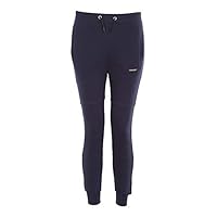 Noroze Boys Track Pants Kids Plain Fleece Jog Bottoms Junior Trousers (11-12 Years, Navy)