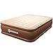 CREMAX Air Mattress with Built-in Pump, Luxury Microfiber Inflatable airbed Queen Size for Guests Home Travel