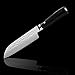 Hecef 7 Inch Santoku Chef Knife Stainless Steel Japanese Forged Steel Kitchen Knife with Wood Hand