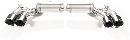Remus Duplex 089317 0500LR Exhaust Exhaust Exhaust Exhaust Pipe 2 x 102 mm Carbon Slanted