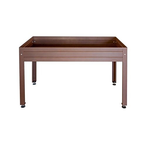 Mesa de cultivo lacada marrón 150 x 50 x 65 cm: Amazon.es: Jardín