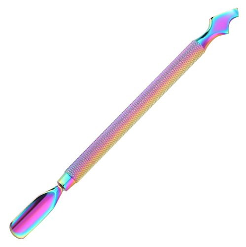 CSSD Cuticle Pusher UV Gel Polish Soak off Remover Nail Art Manicure Trimmer Tool (C)