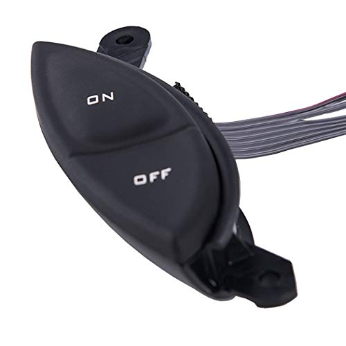 GOHAWKTEQ G0018U Steering Wheel Cruise Control Switch For Ford 1998-2003 Ranger, 2001-2005 Explorer Sport Trac, F150, Mercury Mountaineer, Mazda B3000 Engagement Switch Button Kit Replacs # SW-5928, F