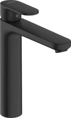hansgrohe Vernis Blend Basin Mixer Tap 190 with pop-up waste set, matt black, 71552670