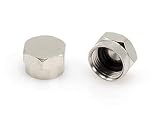 THE CIMPLE CO - Coaxial F Cap (F81 Cap) Weather Cap - for Coax Ground Blocks, splitters, or Other F Connectors - Protects Female Connection for Future use - (4 Pack)