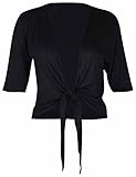 PurpleHanger Women's Plus Size Open Stretch Shrug Cardigan Top