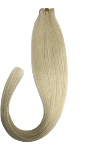 Mario Hair Tape In Human Hair Extensions Silky Straight Skin Weft Human Remy Hair (16 inches, #60)