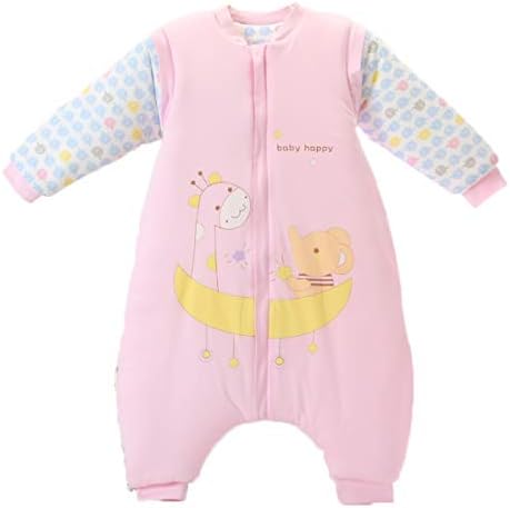 Baby Sleeping Bag Cartoon Cute Winter Toddler Sleeping Sack Long Sleeve 0-3 Years Old