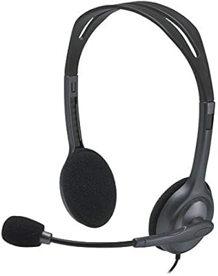headphones with mic for pc with two jacks amazon