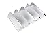 Sutekus Wind Defelectors Extension Aluminum Plates 10pcs,Contained Lightweight Storage Bag BBQ Burner Windsheild Camping Windscreen Foldable Burner Windshield (Tiny)thumb 4