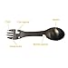 Tengsun 5in1 Multi Function Stainless Steel Flatware Spork Camping Utensil Knife Spoon Fork Bottle Opener Can Opener Perfect for Camping Hiking Hunting Backpackingthumb 1