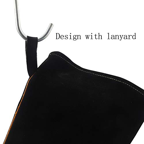 HDAGT Welding Gloves Extreme Heat/Fire Resistant Gloves Leather with Kevlar Stitching Heat Fire