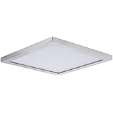 Maxim Lighting 57699WTSN Chip-18W 1 LED Square Flush Mount-8.5 Inches Wide by 0.75 inches high, Finish Color: Satin Nickel