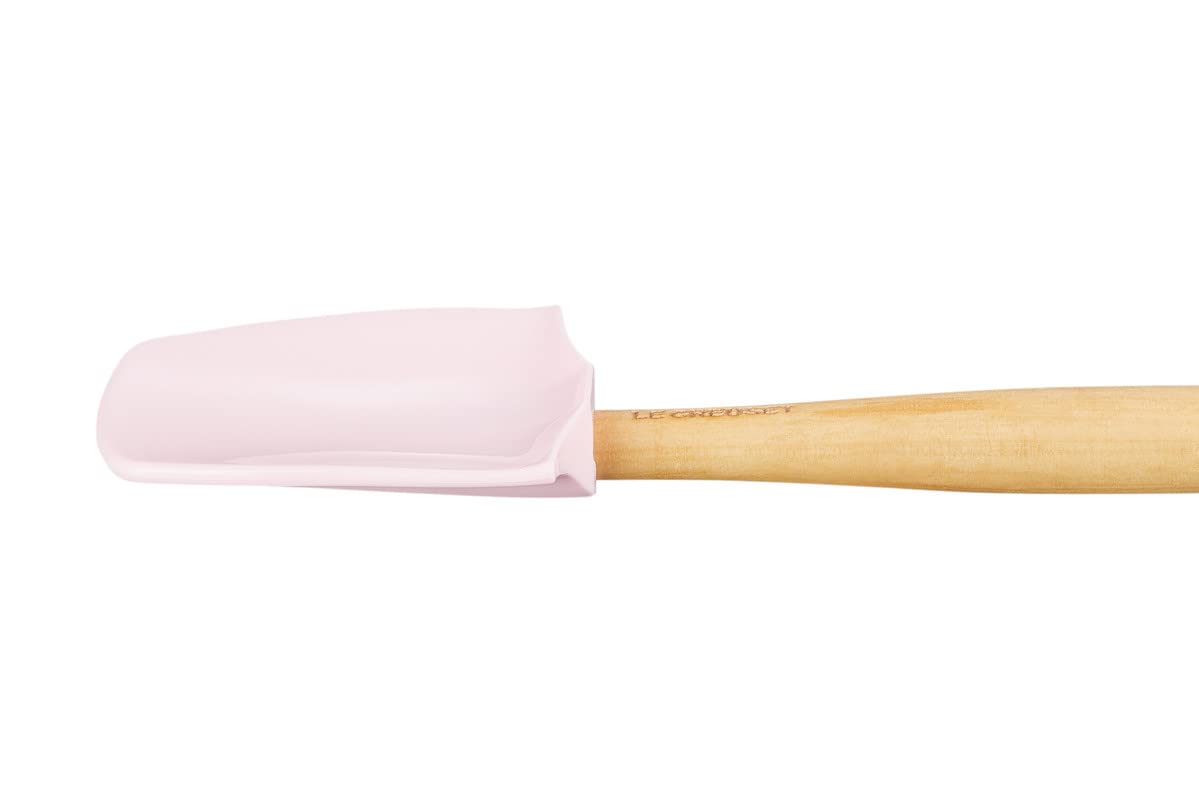 Le Creuset Craft Spatula Spoon, Large, 28 cm, Silicone, Powder Pink, 42104282310000