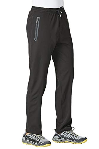 KEFITEVD-Jogger-Pants-for-Men-Lightweight-Quick-Dry-Hiking-Pants-Workout-Sweatpants-with-Pockets