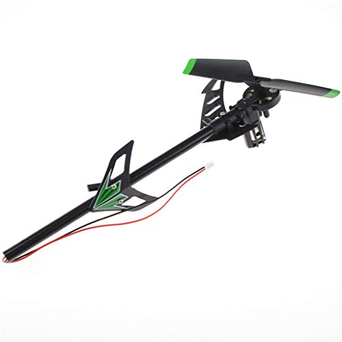 Pstars Brush Tail Motor with Tail Tubet Spare Part for Wltoys V912 RC Helicopter Remote Control Aircraft with Brush Tail Motor Unit Accessories - Thumbnail 2