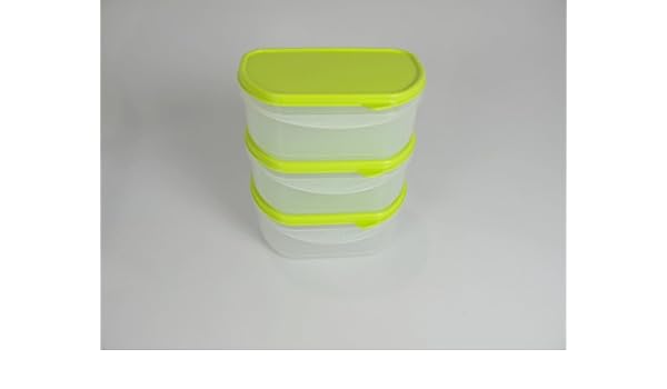 TUPPERWARE fresco-Box(3) mediana verde fresco nevera gabinete ...