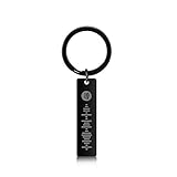 Personalized Spotify Code Key Chain Ring Engraving