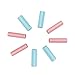 BARIHO 8 Tips Reusable Silicone Covers BPA Free FDA Approved Set of 8 4 Pink 4 Blue for Stainless Steel Drinking Metal Straws