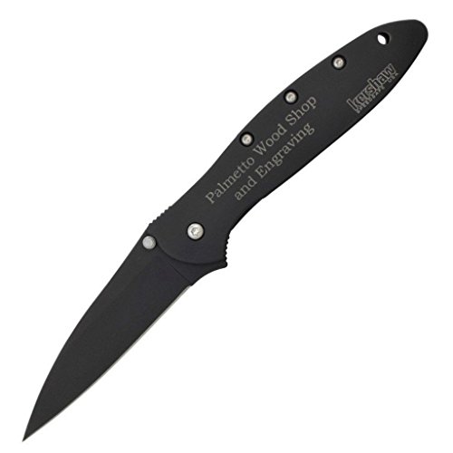 Kershaw Leek 1660CKT, PERSONALIZED Engraved Pocket Knife, Made in USA, SpeedSafe Assisted Opening