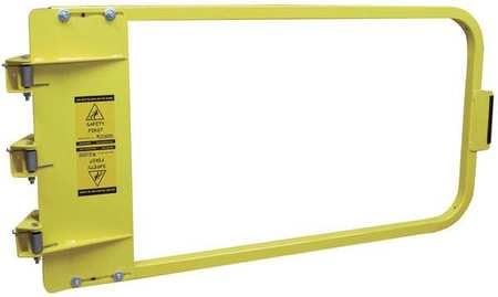 PS DOORS LSG-40-PCY Ladder Safety Gate Mild Carbon Steel, Powder Coat Yellow, Fits Opening 38-3/4" to 42-1/2", Each