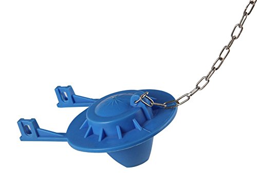Toilet Single Row PVC Flapper, Seal Flapper, Toilet Cistern Accessories, Toilet Flush Valve, Toilet Drain Valve #5112(Blue)