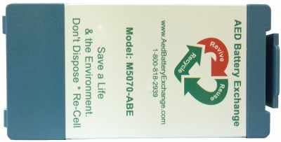 Philips HeartStart FRx/On-site &amp; Home M5070A Re-celled Battery