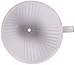 Cilio C104943 Porcelain Coffee Filter/Holder Pour-Over, 4/Medium, White