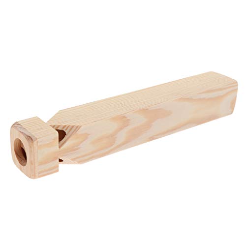 image for Baosity 1pc Wooden Train Whistle Kids Children Toddlers Educational To