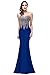 Babyonlinedress Babyonline Women's Lace Applique Long Formal Mermaid Evening Prom Dresses