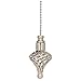 Westinghouse 1000700 Brushed Nickel Finish, Twist Cage Finial/Pull Chain