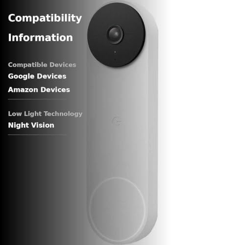 Timbre Google Nest (batería) - Nieve