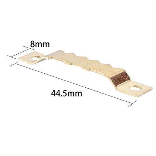 Sawtooth Hangers Picture Frame Hanger Hanging eZAKKA Sawtooth Picture Frame Hanging Hangers Double Hole with Screws,100-Pack