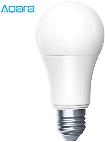 Aqara WiFi Light Bulb, OLLIVAN Compatible with Xiaomi Mijia Smart LED Bulb E27 9W 806lm 2700K-6500K Wireless Remote Zigbee Control Work with Apple HomeKit and Mijia App [Tunable White Version]
