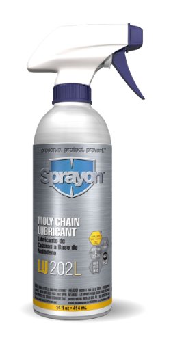 Sprayon LU202-LQ MOLY CHAIN LUBRICANT 14 OZ Liqui-Sol