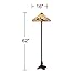 Robert Louis Tiffany Budding Branch Mission Rustic Tiffany Style Floor Lamp Standing 62