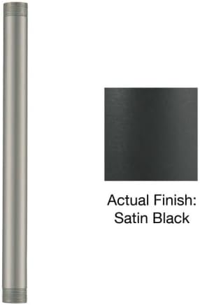 Millennium Lighting RS1-SB R Series - 12" Stem, Satin Black Finish