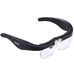 YOCTOSUN-Rechargeable-Head-Magnifier-Glasses-Eyeglasses-Magnifier-with-2-LED-Lights-and-Detachable-Lenses-15X-25X-35X5X-Best-Magnifying-Glasses-for-Reading-and-Hobby