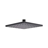 KES Stainless Steel 8-Inch Shower Head Fixed Mount Rainfall Style Square, Oil Rubbed Bronze, J213-7