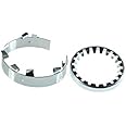 AMZ Clips And Fasteners Spare Tire Lock Cylinder Housing Retainer & Lock Ring Kit Compatible with GM