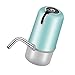 WORTHBUY Water Bottle Pump, Portable Electric Drinking Water Pump Dispenser for Universal 5 Gallon Bottle and Other Standard Size, USB Charging(Green)