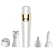 4 in 1 Professional Women's Painless Hair Remover Ladies Electric Hair Shaver - Angel Kiss Portable Lady Eyebrow Shaping Body Shaver Nose Bikini Trimmer Facial Hair Remover