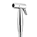VOVA Handheld Shattaf Bidet Sprayer for Toilet, Cloth Diaper Sprayer,Toilet Shower with T-Valve,Bum Gun Hand Bidet - ABS White Chrome (Bidet A)