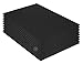 Mat Board Center, Pack of 10 Acid-Free Foam Boards, 18x24 inch Black Foam Boards, 3/16
