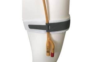 YEYSXSY Catheter Leg Bag Holder Catheter Leg Strap Urinary Drainage Tube Holder Catheter Stabilization Device Anti Slip Anti Irritation Catheter Holder(4 Pcs)