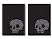 100 Iconic Skull Black Deck Protectors Legion Supplies Art Printed Sleeves 2-Packs - Standard Magic the Gathering Size